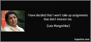 More Lata Mangeshkar Quotes