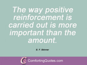 positive reinforcement quotes