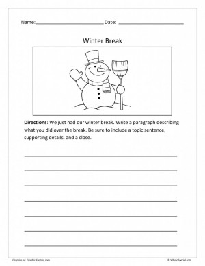 Winter Break Writing Prompt-1