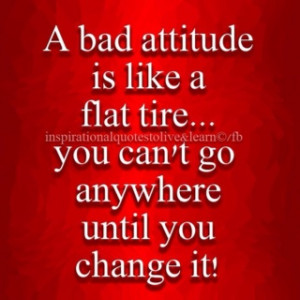 Bad attitude :-( -> :-)