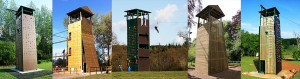 climbing abseiling towers rcc build a variety of activity towers in ...