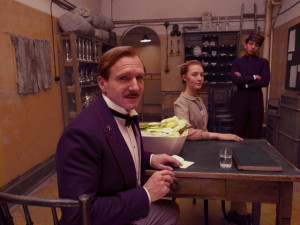Ralph Fiennes, Saoirse Ronan, and Tony Revolori in The Grand Budapest ...