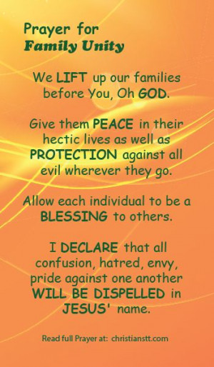 Protect My Family Prayer Quotes. QuotesGram