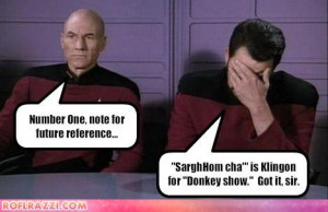 Shakespeare was Klingon? :)