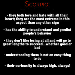 Scorpio Understandable