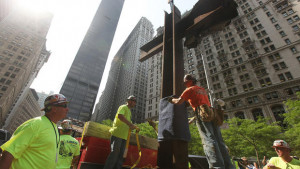 Center cross to be moved into its permanent home at the 9/11 Memorial ...