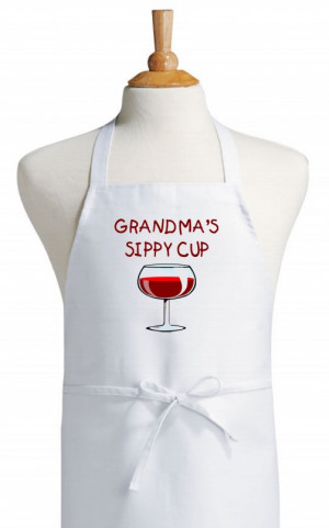 download now Its about Grandma Sippy Cup Cute Aprons For Women Picture