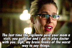 Olicity Challenge : 7. Funniest Moment Moments: Every time Felicity ...