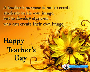 Teachers Day Quotes For Happy Teacher's Day