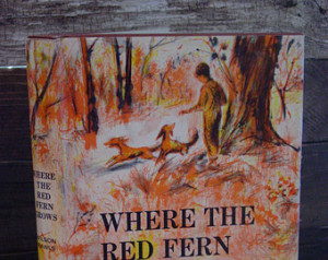 Where The Red Fern Grows By Wilson Rawls 1970s Vintage Hardcover In ...