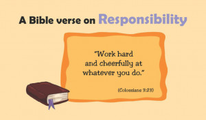 Bible Verses About Taking Responsibility, Bible Verses On ...