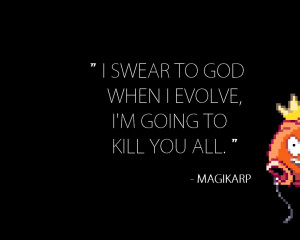 pokemon video games quotes magikarp 1680x1050