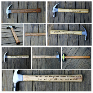 Personalized Hammer - Engraved Hammer - 5th Anniversary Gift - Husband ...