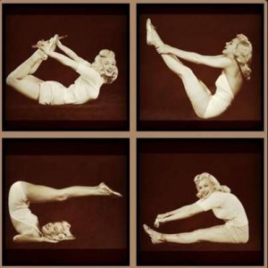 Did you know Marilyn Monroe practiced yoga? #YogaInspiration #RaYoga # ...