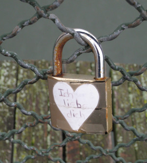 Love Lock Bridge Quotes 'love locks' on the pont des