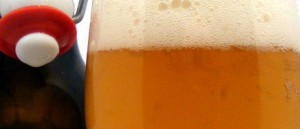 We made a ludicrously strong pale Belgian-style beer last summer.