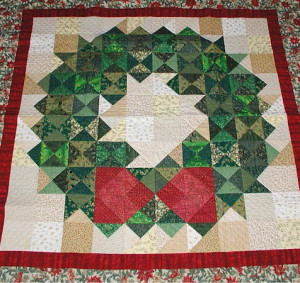 quilt fabric panel cherry christmas is not too 1 panel christmas quilt ...