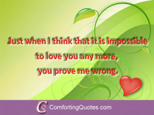 love you quotes for him from the heart love saying just when i think ...