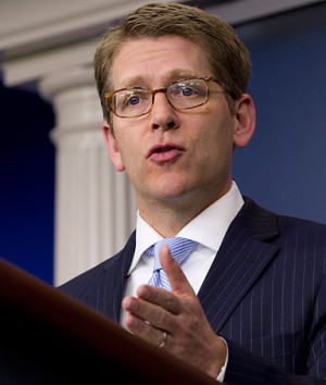 White House Press Secretary Jay Carney speaks during his daily news ...