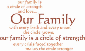 love… Our Family with every birth and every union the circle grows ...