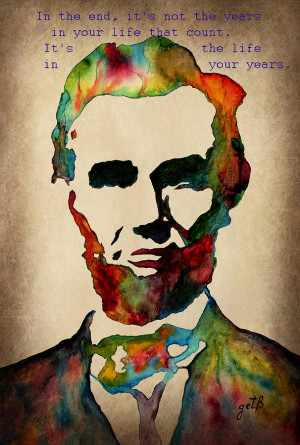 Wise Abraham Lincoln Quote Painting