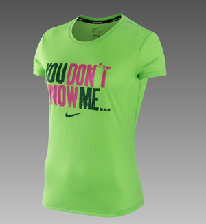 Nike Dri-FIT You Don't Know Me Women's Running T-Shirt Profile Photo
