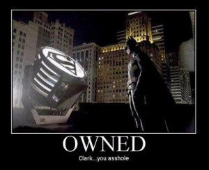 Superman Owns Batman In This Awesome Meme
