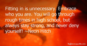 Quotes About Fitting In In High School