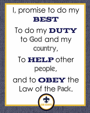 QUOTES CUB SCOUTS