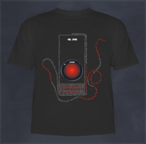 2001 A Space Odyssey Hal Quotes 2001: a space odyssey t-shirt