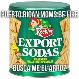LOL. Were Puerto Rican keep rice. ;) My mom sometimes keep used ...