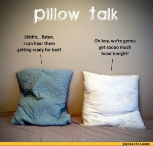 ... hear them getting ready for bed!i,funny pictures,auto,pillow,talking