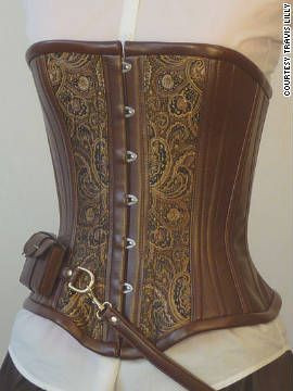 One of Travis Lilly’s utility steampunk corsets.