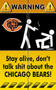 ... FRIDGE-TOOL-BOX-MAGNET-NFL-FOOTBALL-CHICAGO-BEARS-FUNNY-WARNING-SIGNS