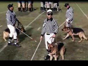 Funny Seeing Eye Dog Cartoon