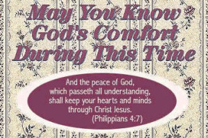 May you Know Gods Comfert During This Time – Bible Quote