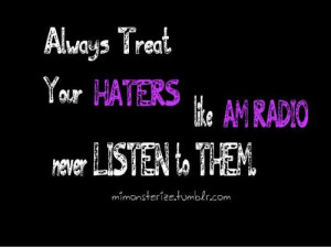 Haters Quote Swag Text Image Favim