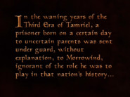 ... introduction text displayed after the quote when starting a new game