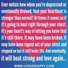 ... Quotes, Chest, Beats Depression Quotes, Heartbeat Quotes, Love Quotes