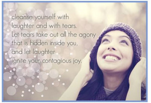 Laughter and tears are both responses to frustration and exhaustion. I ...