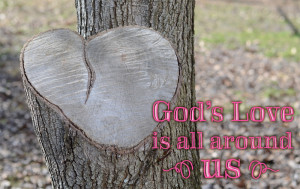 God's Love Heart-shaped Tree