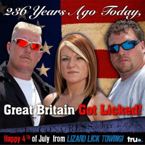Lizard Lick Towin, happy late 4th y'all!