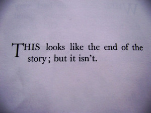 This is not the End.