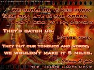 Hunger Games Background Quotes The hunger games movie quotes