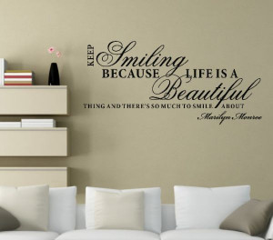 ... Wall Stickers Quote Small Smile Quote Family Wall Sayings Wall Art