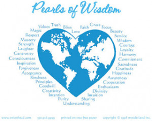 Pearls of Wisdom:Part 1