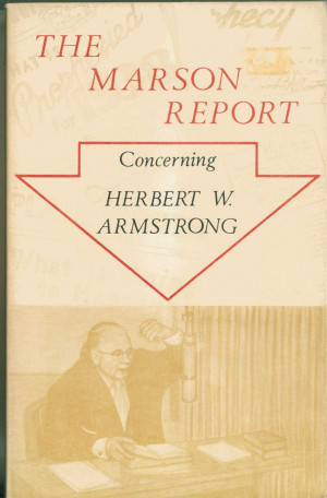 Concerning Herbert W Armstrong. by Richard Marson. Ashley-Calvin Press