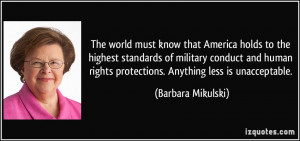 More Barbara Mikulski Quotes