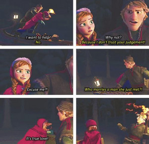 ... Doesn’t Trust Anna’s Judgement In Disney’s Frozen Picture Quote