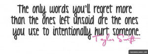 ... are the ones you use to intentionally hurt someone.